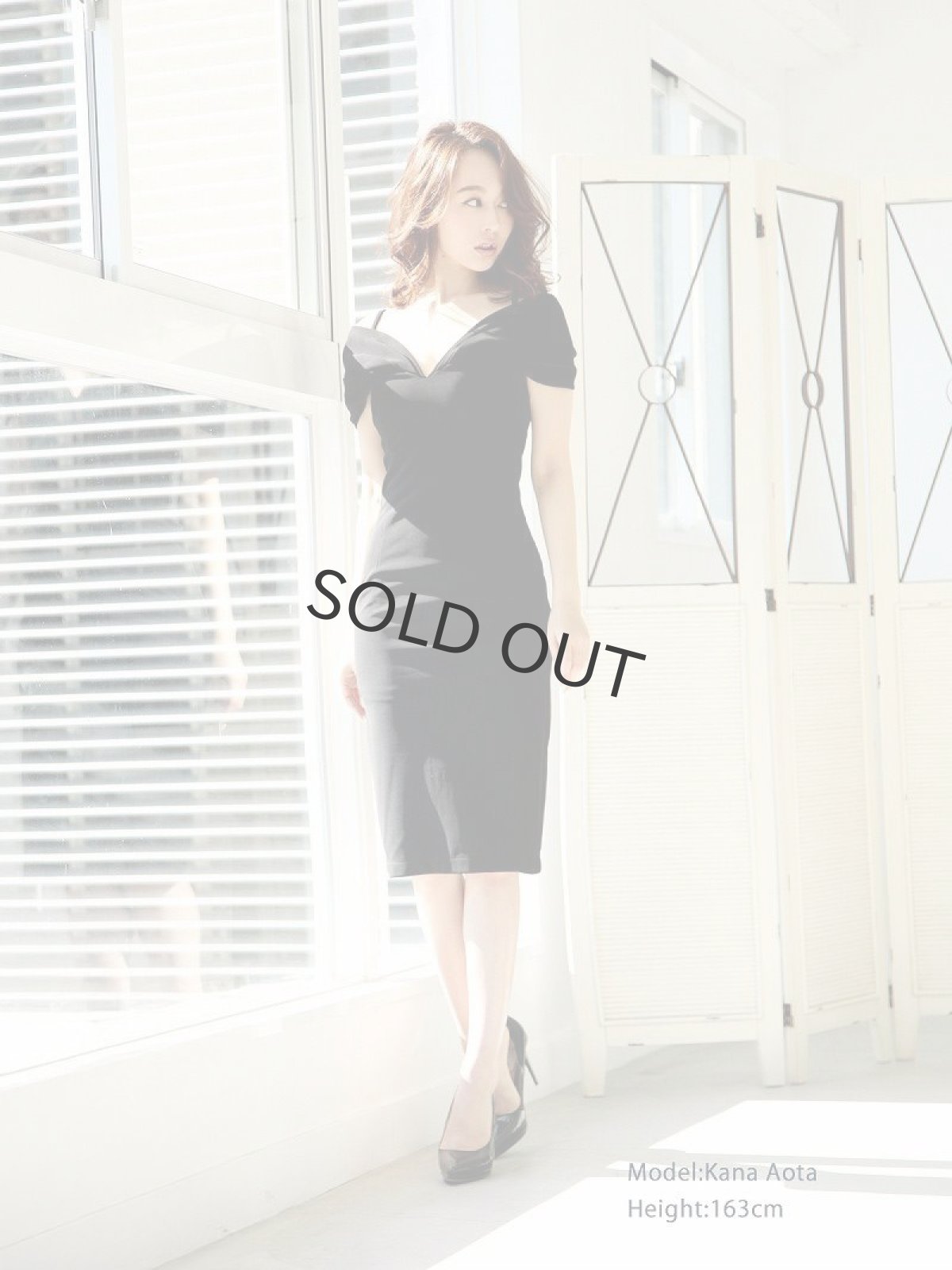 画像5: ワンピース キャバドレス キャバドレス  キャバ ドレス ワンピース キャバクラ キャバクラ 無地ワンピース 大人 タイトワンピ Belsia(S/M/L)(レッド/ブラック) (5)