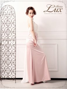 画像4: ナイトドレス ロング ピンク キャバクラ サテン Belsia.LUX(S/M/L)(ピンク) (4)