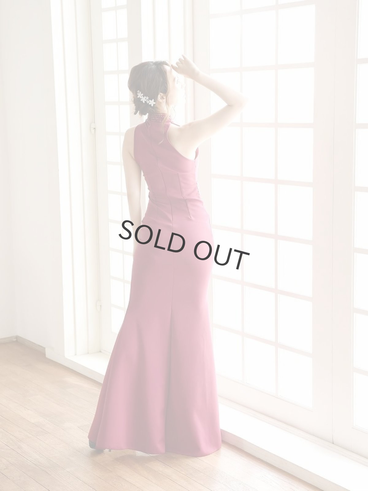 画像3: 赤 谷間 sexy バースデー 高級 Belsia(S/M/L/XL)(ワイン) (3)