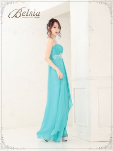 画像2: ロングドレス キャバ キャミ ロングドレス シンプル キャバドレス フレアー ロングドレス Aライン キャバドレス Belsia(M)(ホワイト/レッド/グリーン/プラム) (2)