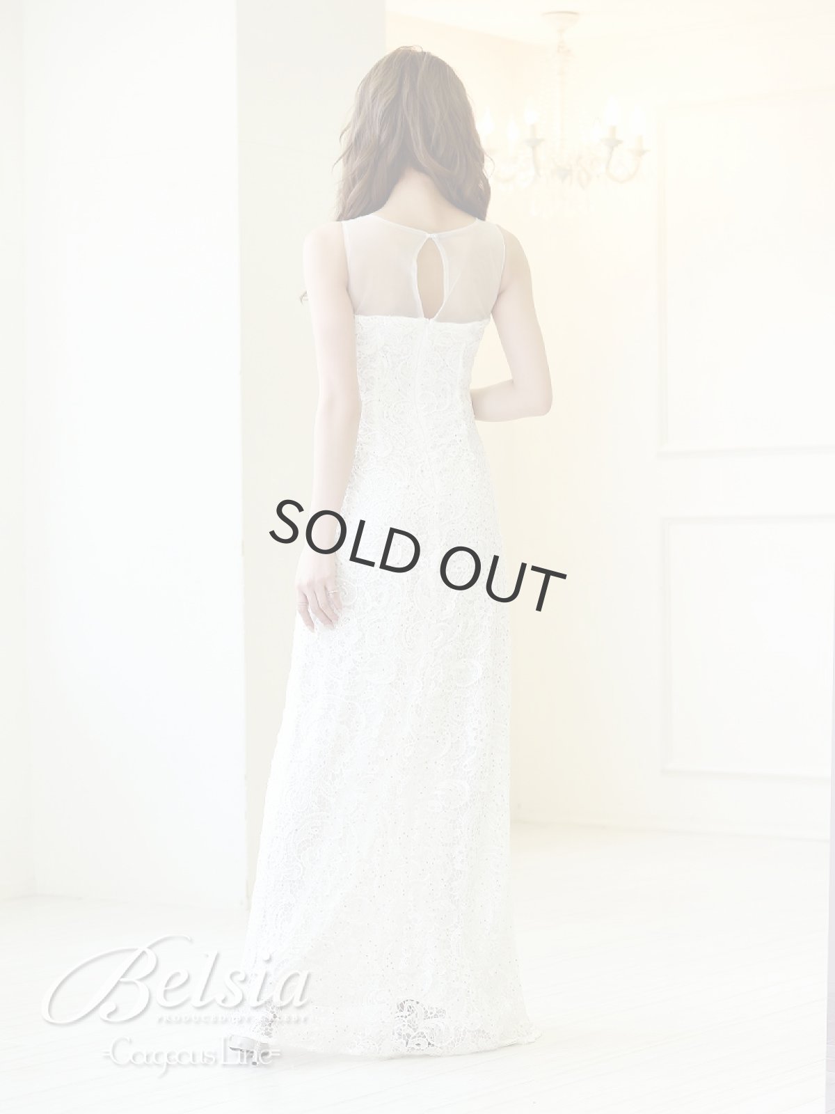 画像3: ビジュー レース ロングドレス スパンコール キャバ嬢 Belsia(S/M/L)(レッド/ホワイト/ブラック) (3)