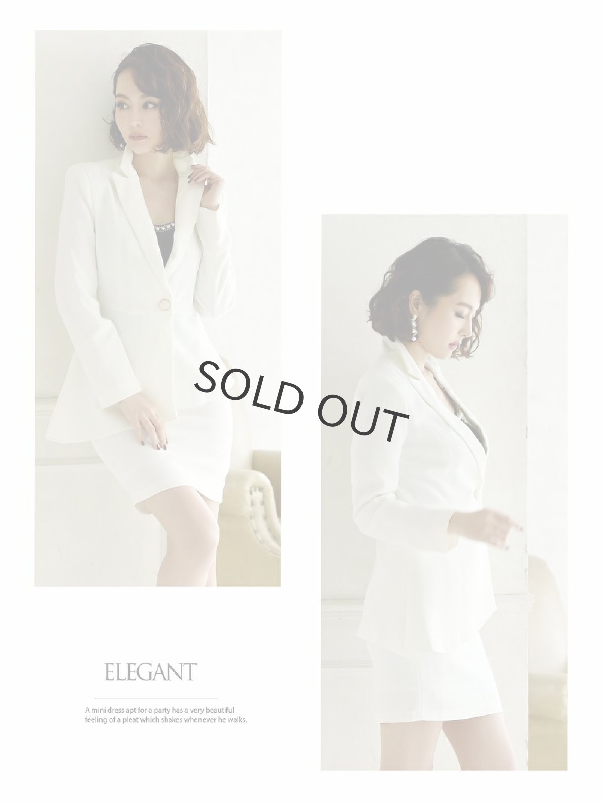 画像4: フォーマルスーツ 入園式 19号スーツ セットアップ 卒園式 Belsia(S/M/L/2L/3L/4L/5L)(ホワイト/ブラック) (4)