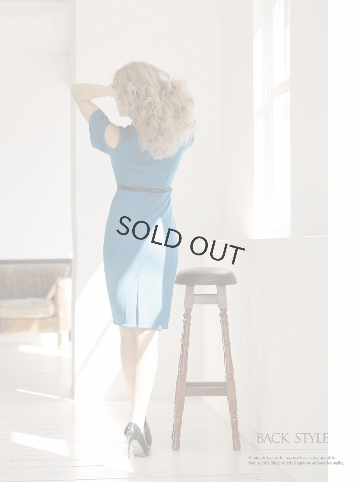 画像3: オープンショルダー タイト レース Vネック 袖付き DaysPiece(S/M/L/XL)(ブラック/ターコイズ) (3)