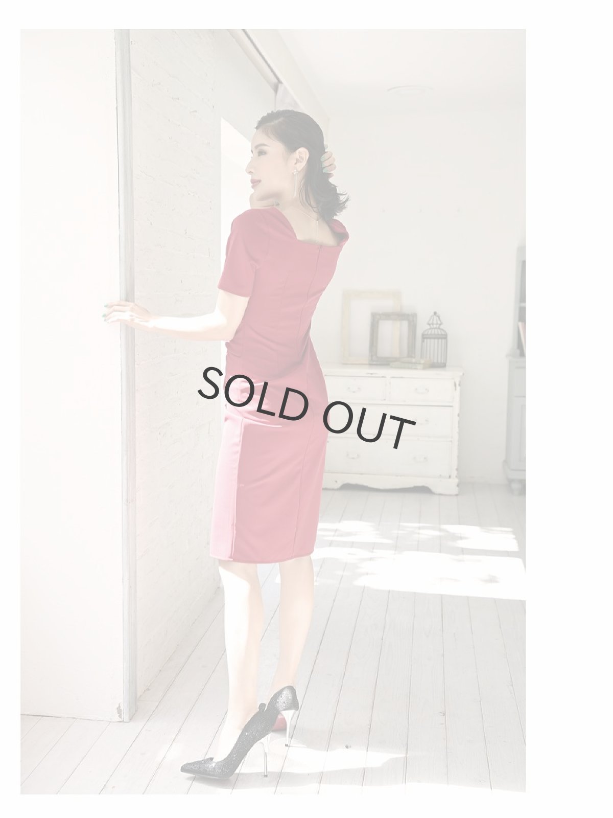 画像3: キャバドレス 韓国ドレス オルチャンドレス タイト デコルテ DaysPiece(M/L)(ブラック/ワイン/グリーン) (3)