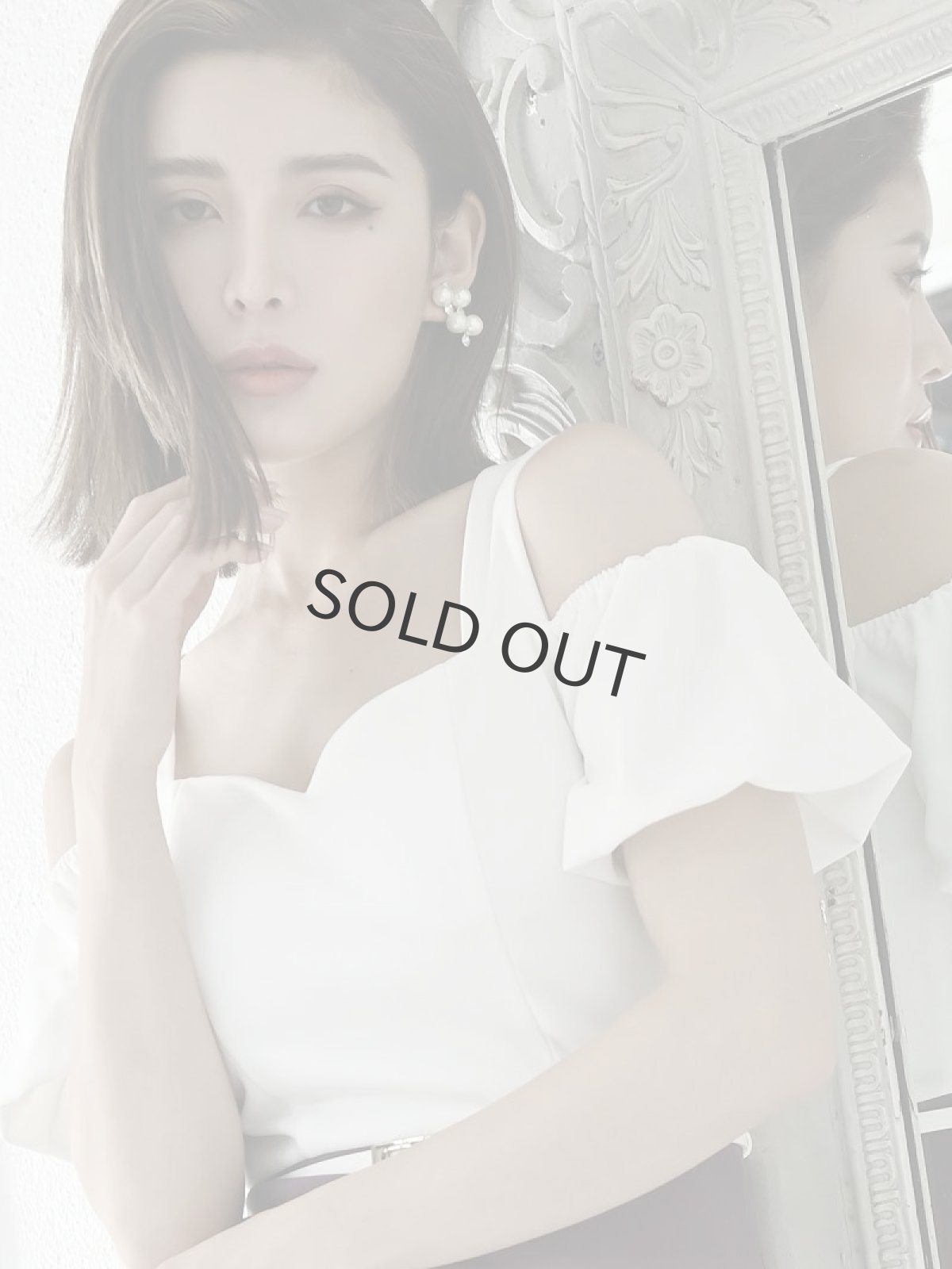 画像5: バイカラー アシンメトリー 膝丈 パフスリーブ キャミドレス DaysPiece(S/M/L)(グリーン/イエロー/パープル) (5)