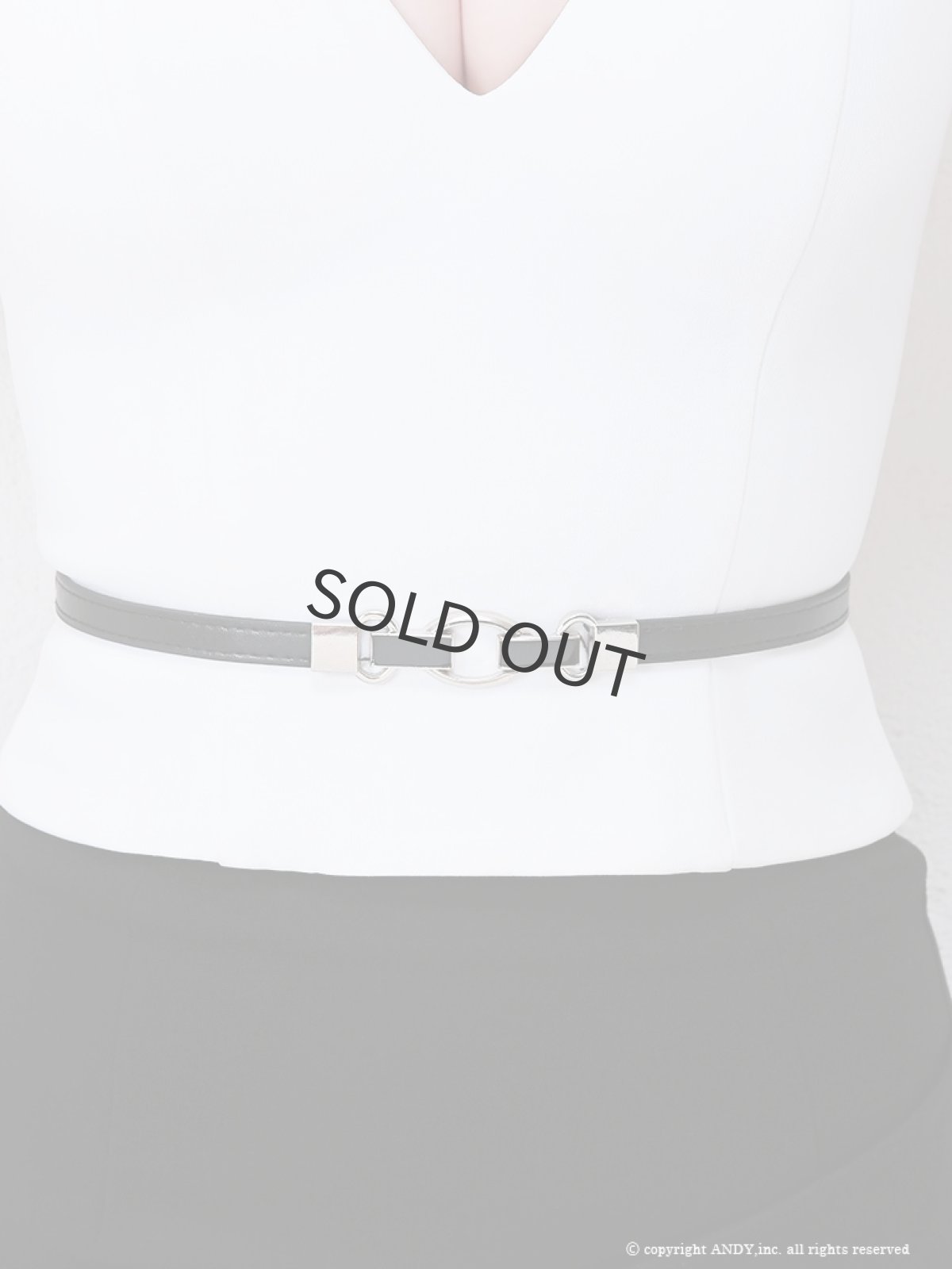 画像3: セットアップ キャバ ドレス ITK モノトーン バストカット オフショル セットアップ an(S)(ホワイト×ブラック) (3)