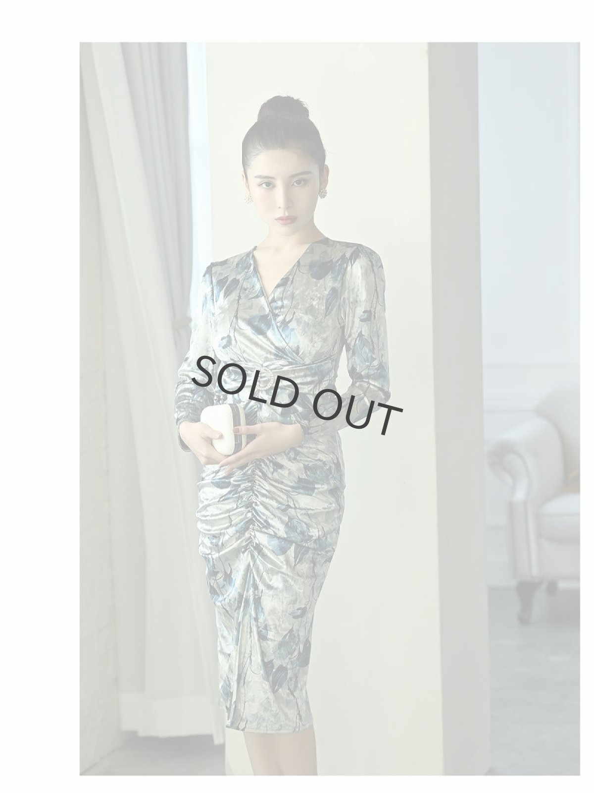 画像4: 韓国 ビロード シャーリング ストレッチ 同伴 DaysPiece(S/M/L)(ピンク/ブルー) (4)