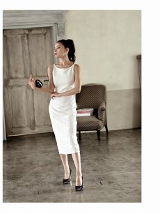 画像5: ワンピース キャバドレス 韓国 キャバワンピ 膝丈 ロング アシメ DaysPiece(S/M/L)(ブラック/ホワイト/グリーン) (5)