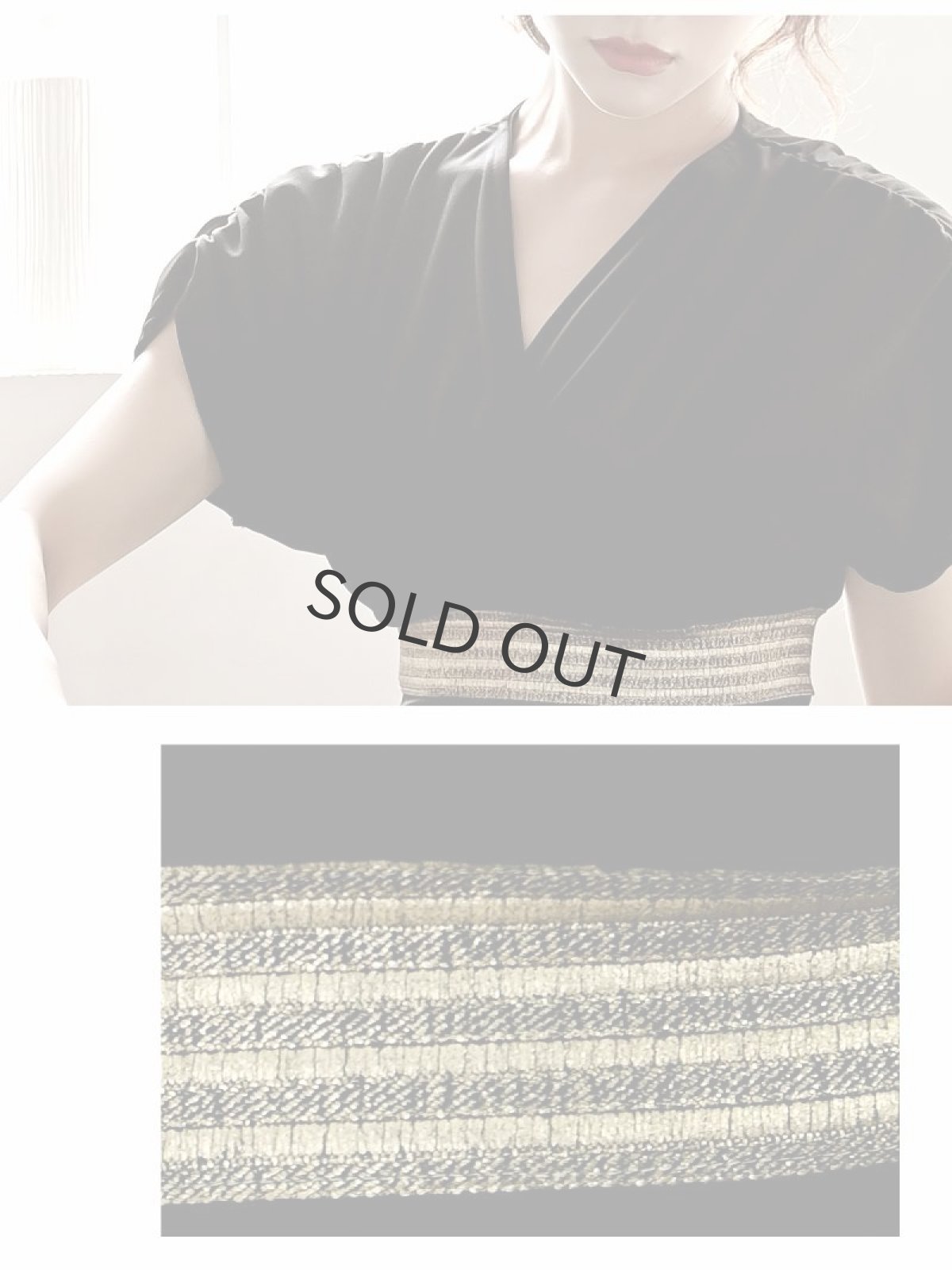 画像3: 韓国 膝丈 キャバワンピ ドルマン 半袖 DaysPiece(S/M/L)(ブラック) (3)