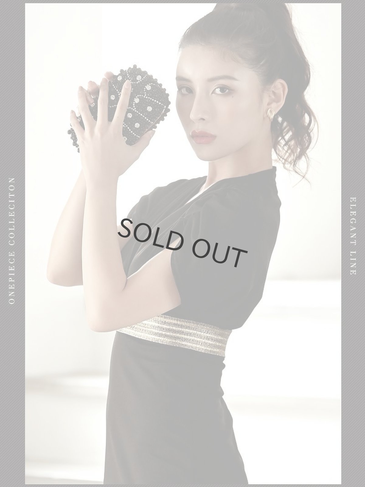 画像5: 韓国 膝丈 キャバワンピ ドルマン 半袖 DaysPiece(S/M/L)(ブラック) (5)