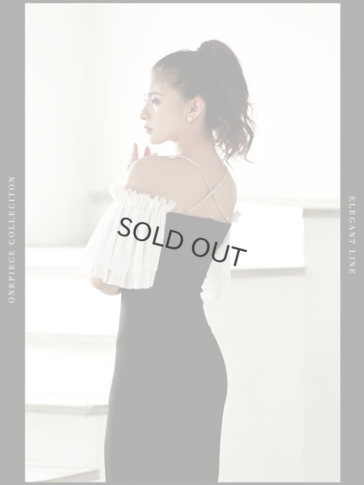 画像5: 膝丈 韓国 キャバワンピ レース タイトワンピース DaysPiece(S/M/L)(ブラック) (5)