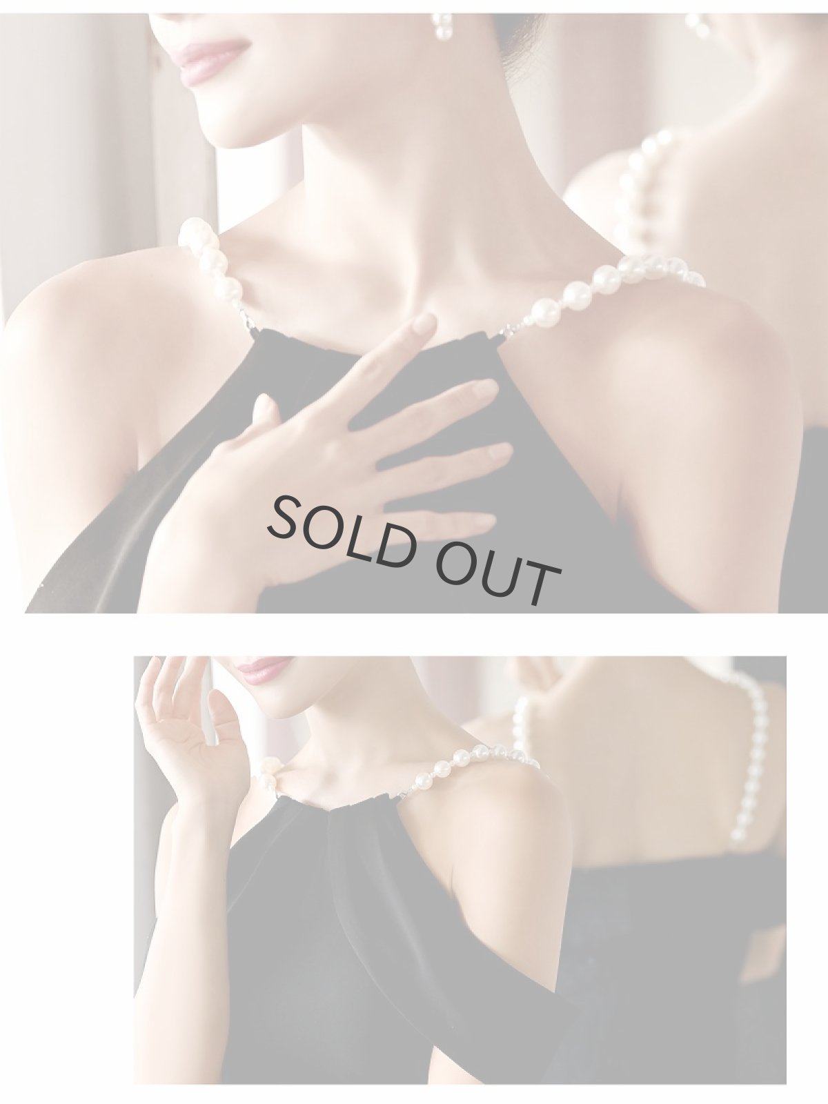 画像4: キャバドレス ミニ 黒 膝丈 韓国 パール 上品 DaysPiece(S/M/L/XL)(ブラック) (4)