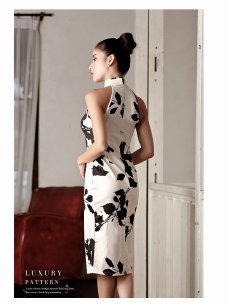 画像4: ※一部予約販売※ワンピース キャバドレス チャイナ 大人っぽい 膝丈 ロング シンプル DaysPiece(S/M/L)(【削除】ホワイト) (4)