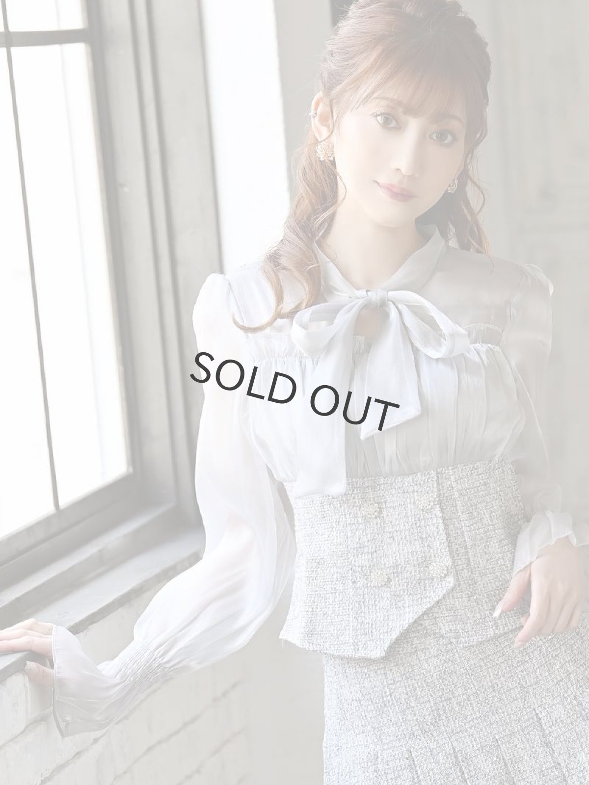 画像4: ツイード フォーマル カラーツイード 七五三 入園式 Belsia(S/M/L)(グレー/ベージュ) (4)