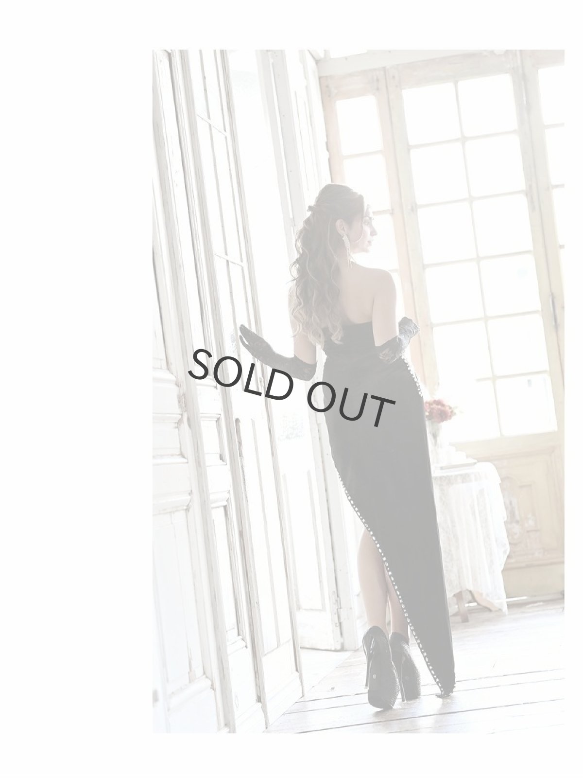 画像3: くびれ ベアドレス 美シルエット 黒 キャバ嬢 Belsia.LUX(S/M/L)(ブラック) (3)