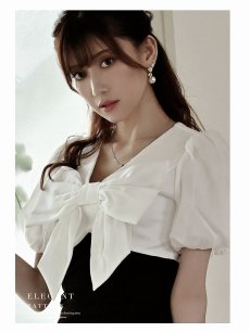 画像3: 袖付き 膝丈 パーティードレス お呼ばれドレス 結婚式 Belsia(S/M/L/XL)(ブラック) (3)