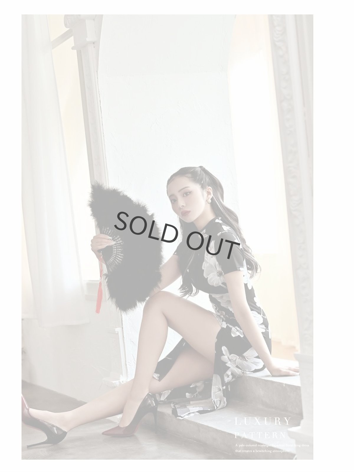 画像5: ※予約販売※ワンピース キャバドレス チャイナ 黒 膝丈 韓国ドレス 体型カバー DaysPiece(S/M/L)(ブラック(11月中旬)) (5)