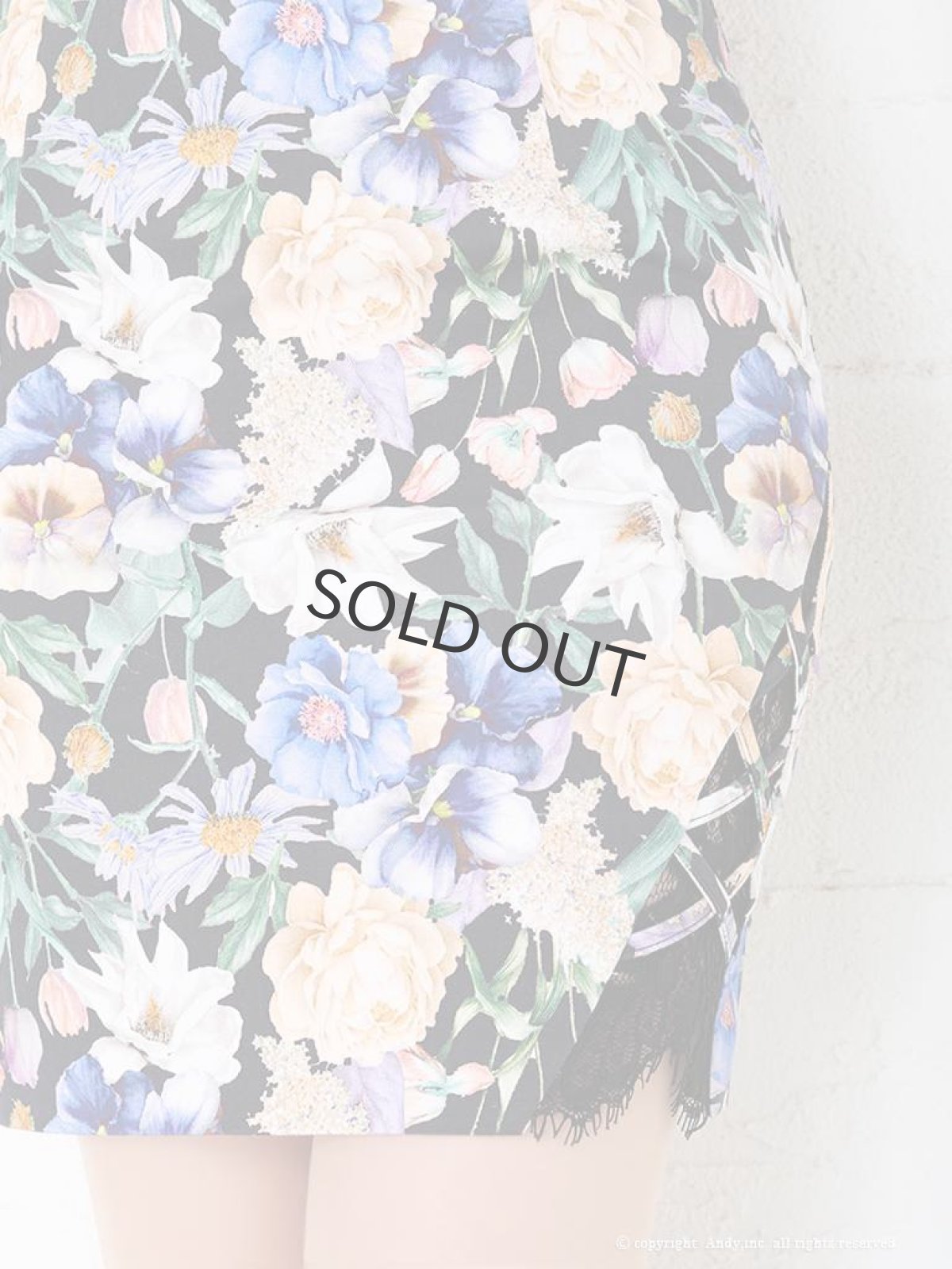 画像4: キャバドレス ミニ ITK バスト レース タイト セクシー ANDY(S/M)(ホワイトプリント/ブラックプリント) (4)