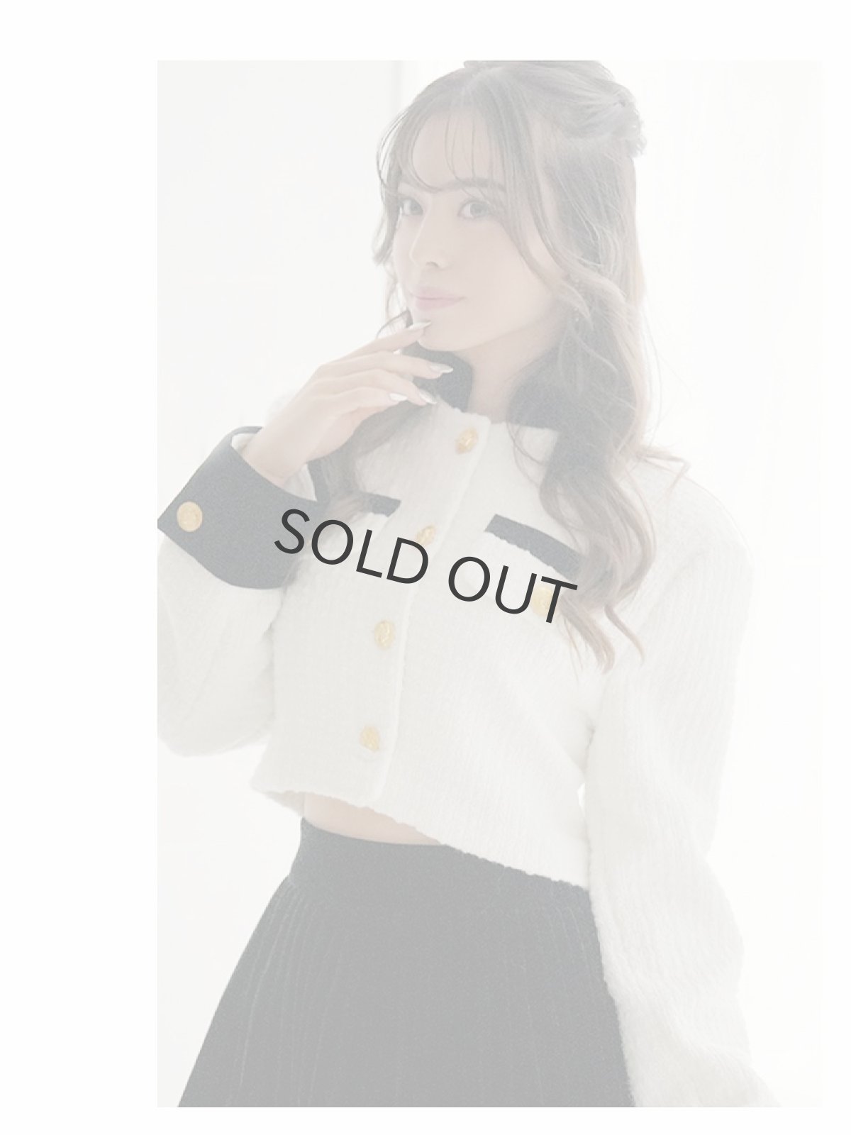 画像4: ツイード ミニ インナーパンツ付き XL 同伴 Belsia(S/M/L/XL)(ホワイト) (4)