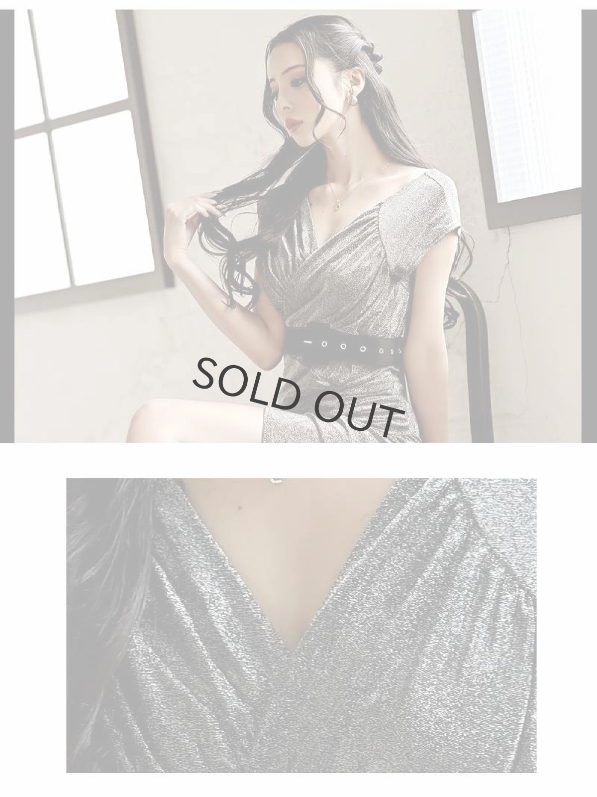 画像3: 黒 ラメ 韓国ワンピース 大人ワンピース 膝丈 DaysPiece(M/L)(ブラック) (3)