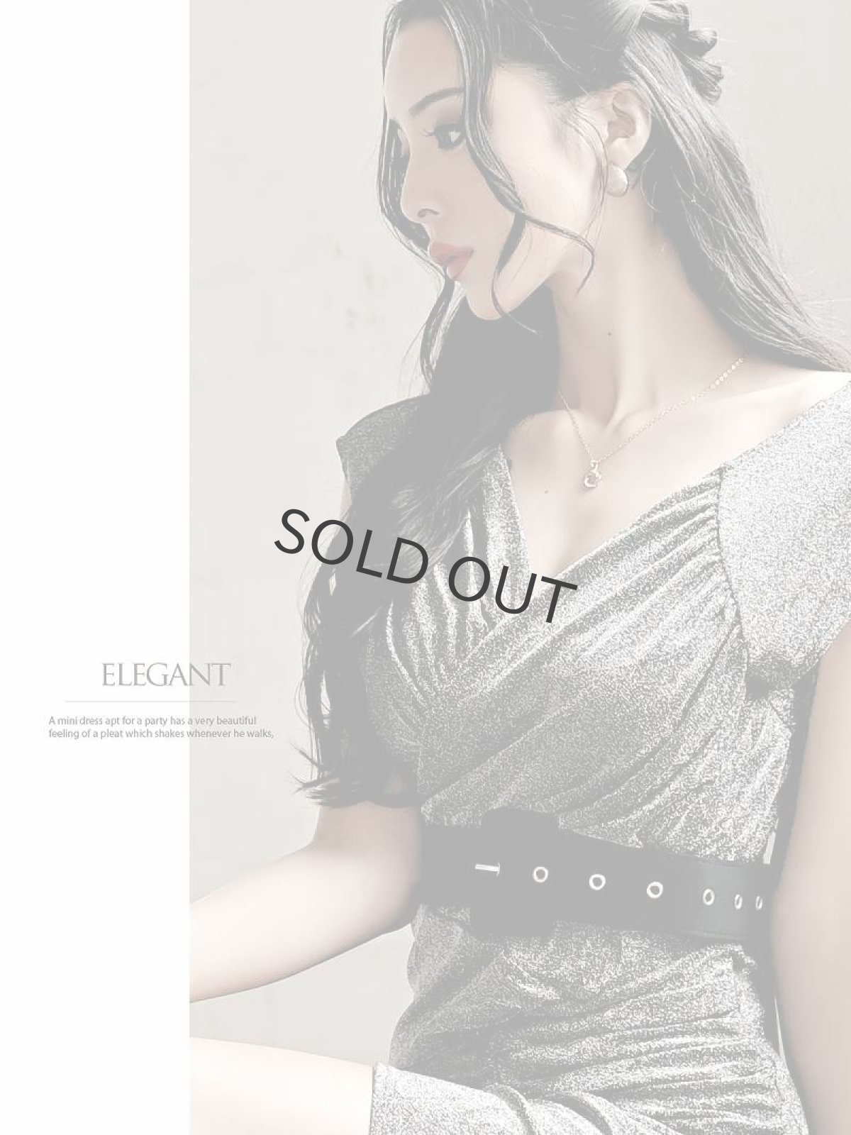 画像5: 黒 ラメ 韓国ワンピース 大人ワンピース 膝丈 DaysPiece(M/L)(ブラック) (5)