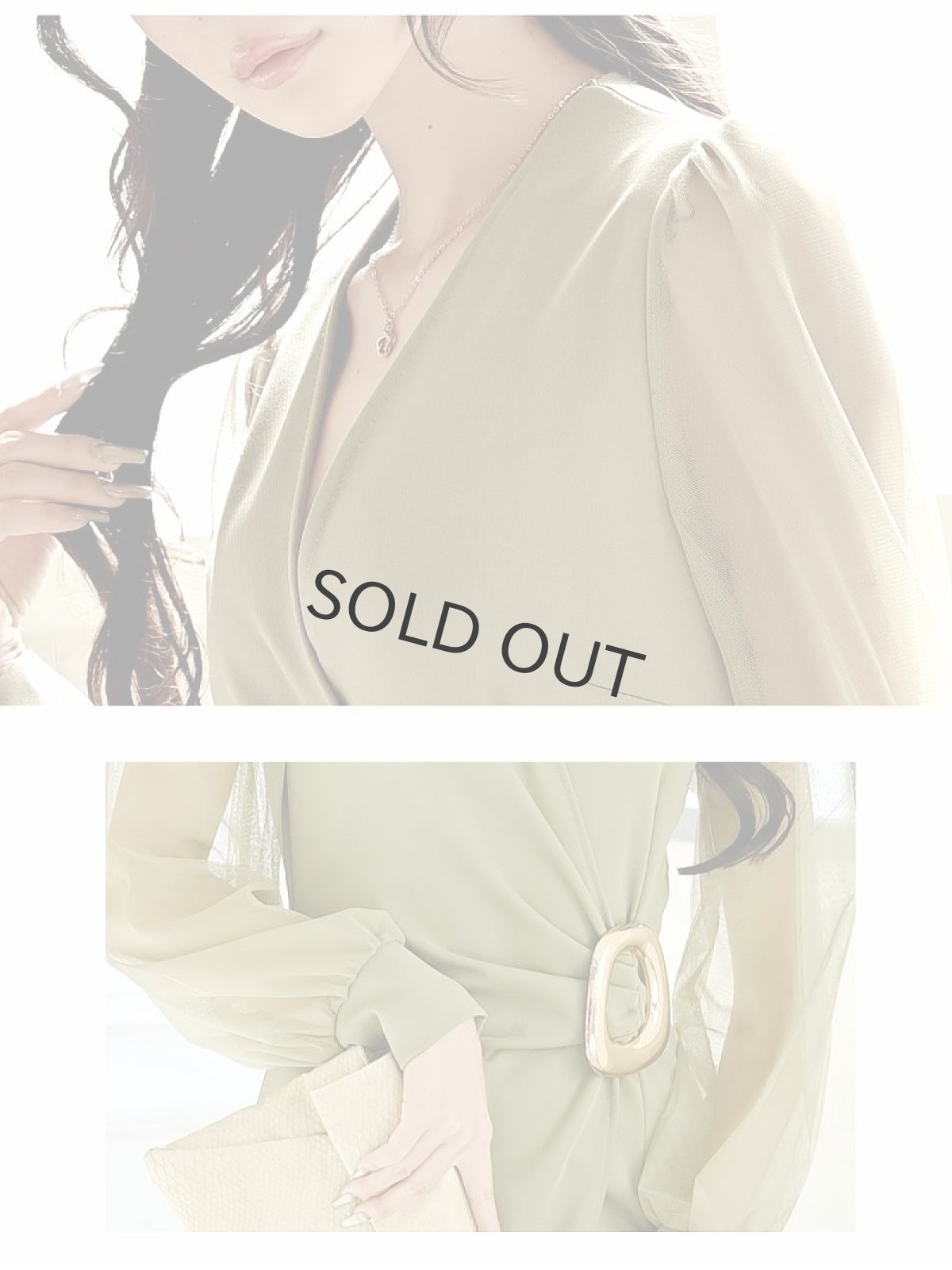 画像3: 長袖 大人ワンピース ミモレ丈 ロング 韓国ワンピース DaysPiece(M/L/XL)(ブラック/オリーブ/ワイン) (3)