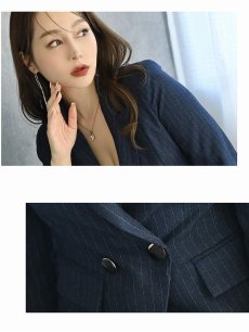 画像3: キャバスーツ ネイビー S 5L XXXLシンプル サイズ展開豊富 Belsia.LUX(S/M/L/XL/XXL/XXXL/XXXXL)(ネイビー) (3)