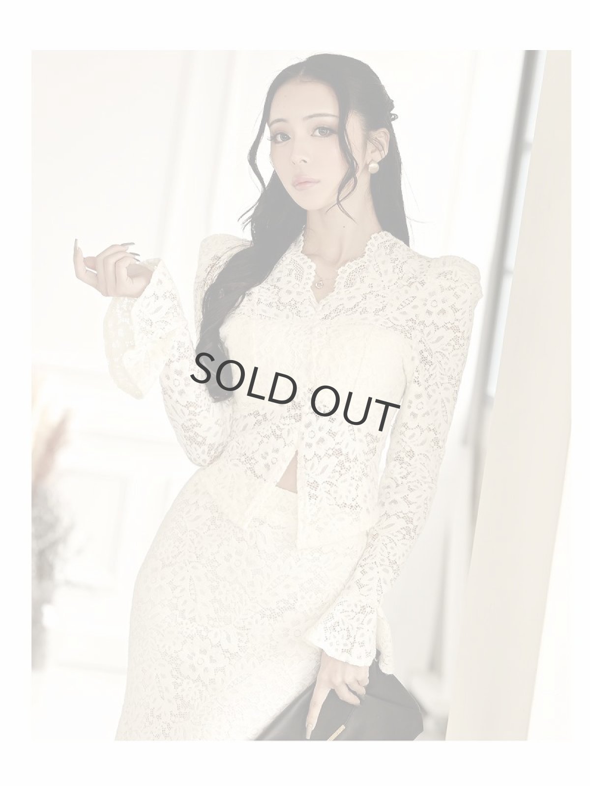 画像5: レース インポート セットアップ 韓国ワンピース セレブワンピース DaysPiece(S/M/L/XL/XXL)(ホワイト/ブラック) (5)