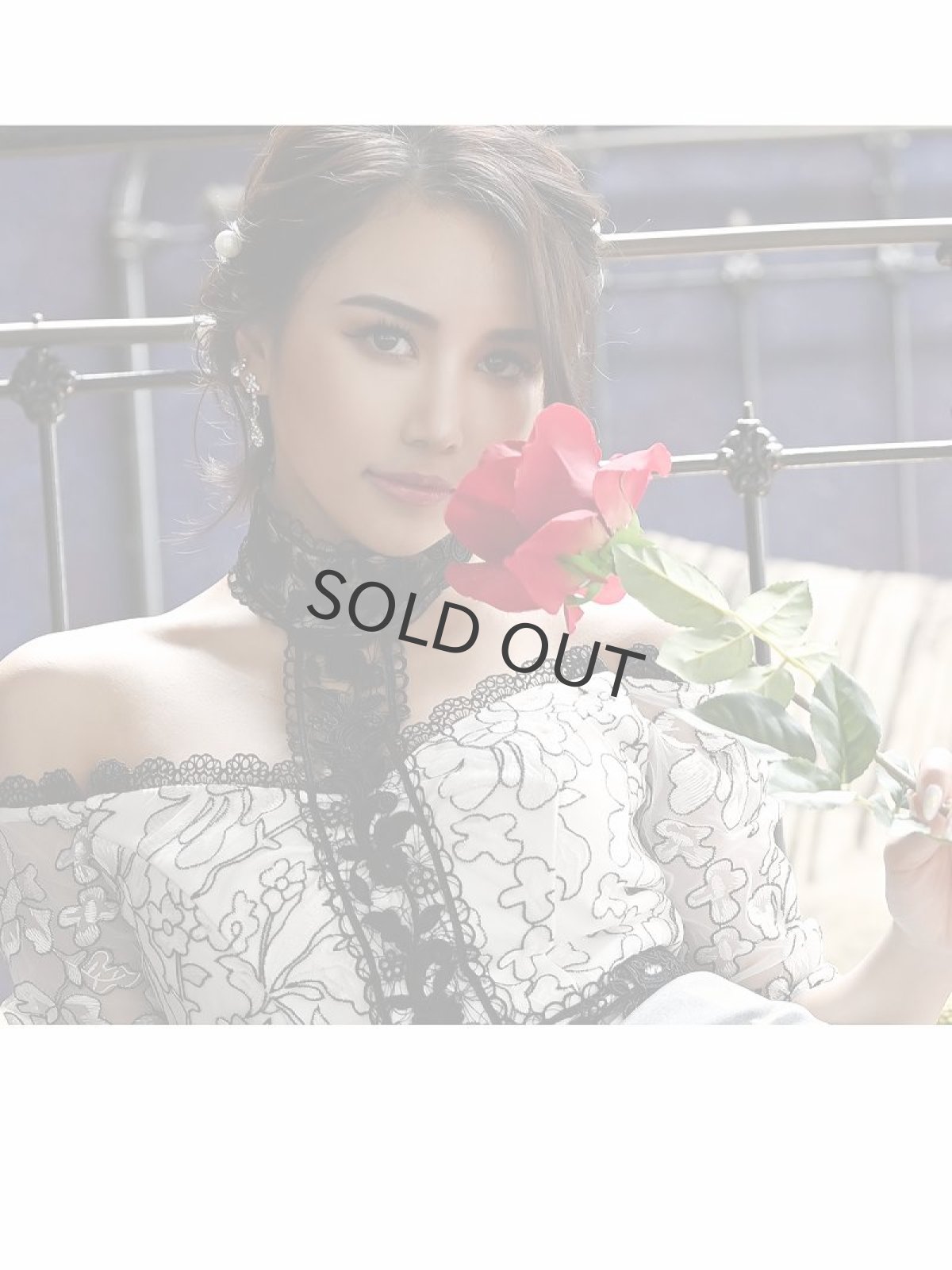 画像3: キャバドレス ミニ ANDY an 高級 ブランドドレス キャバドレス an(S/M)(ホワイト×ブラック/ホワイト×ライトグレー) (3)