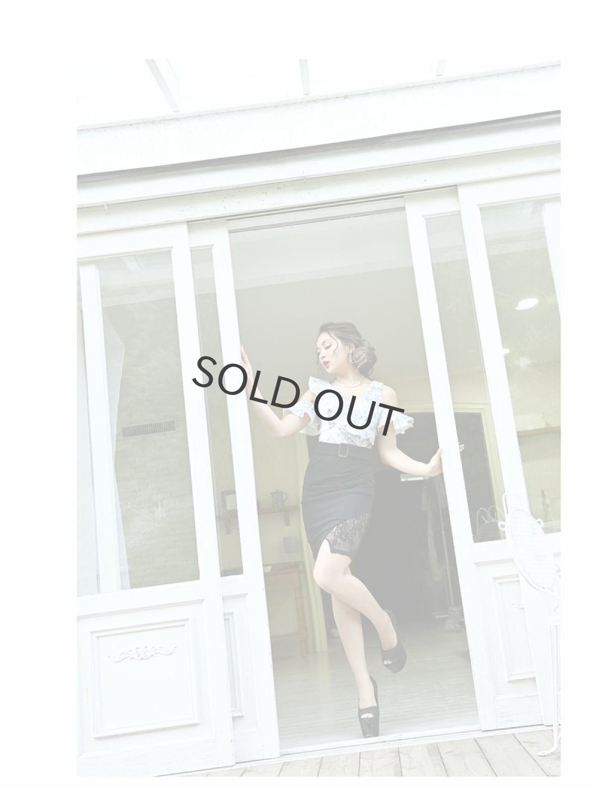 画像2: キャバドレス ミニ キャバドレス ナイトドレス ミニ丈 上品 大人 Belsia(S/M/L)(ブラック) (2)