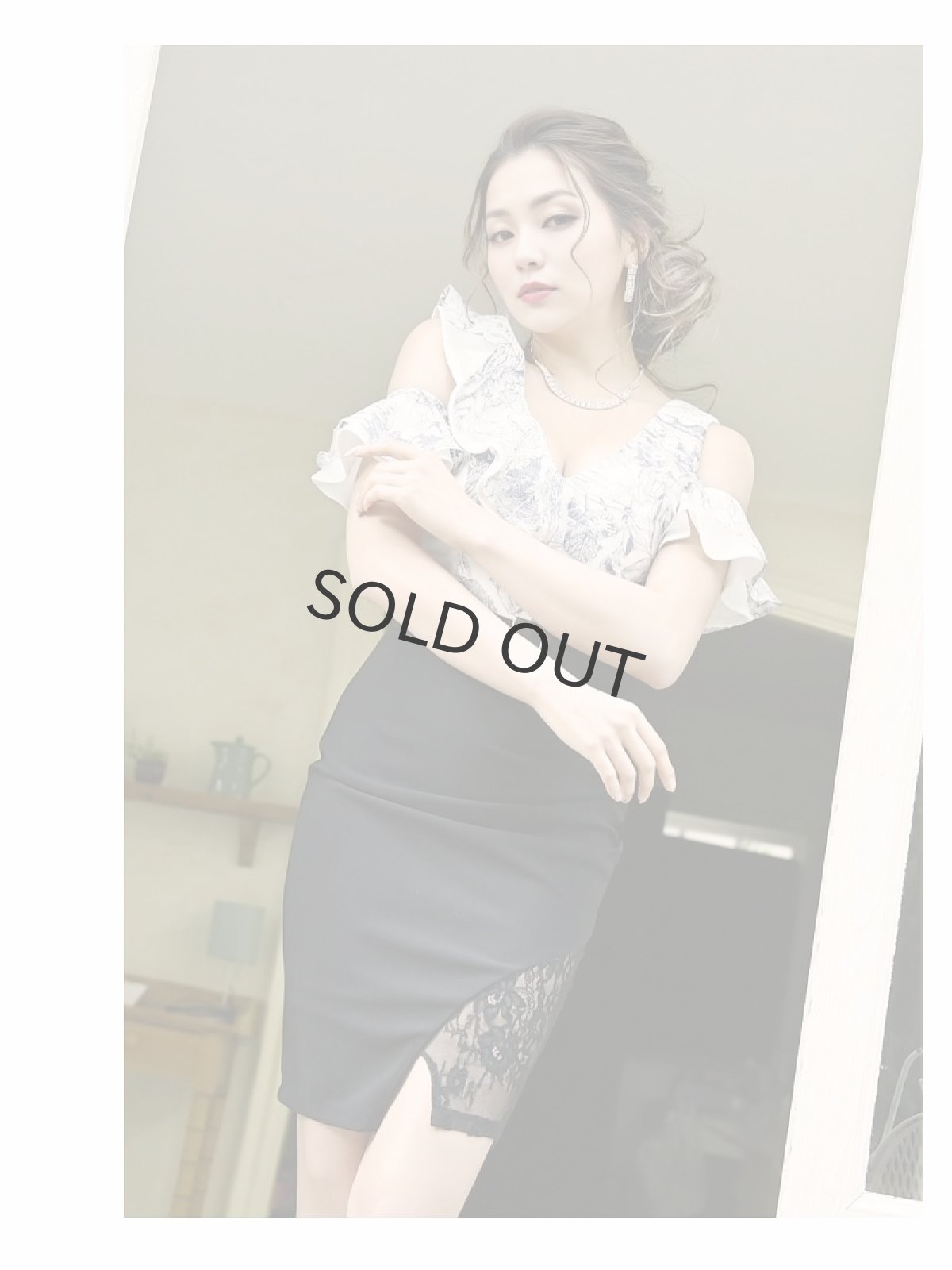 画像3: キャバドレス ミニ キャバドレス ナイトドレス ミニ丈 上品 大人 Belsia(S/M/L)(ブラック) (3)