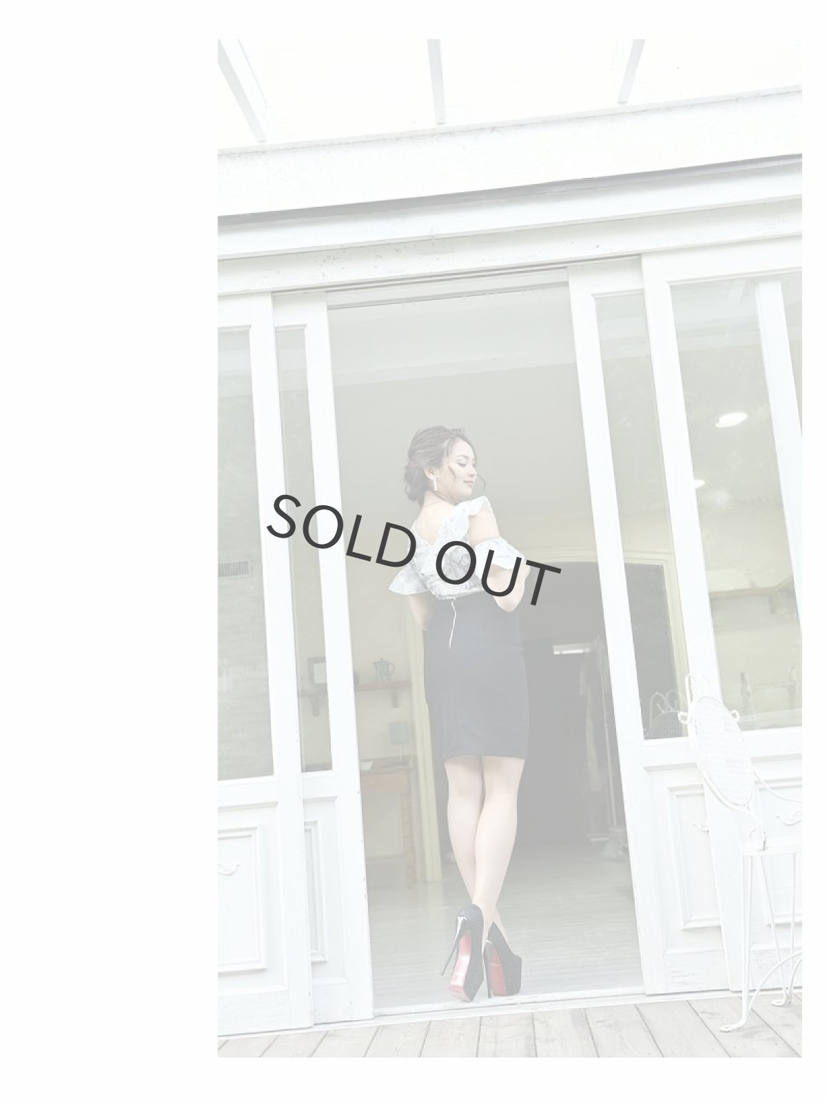 画像4: キャバドレス ミニ キャバドレス ナイトドレス ミニ丈 上品 大人 Belsia(S/M/L)(ブラック) (4)