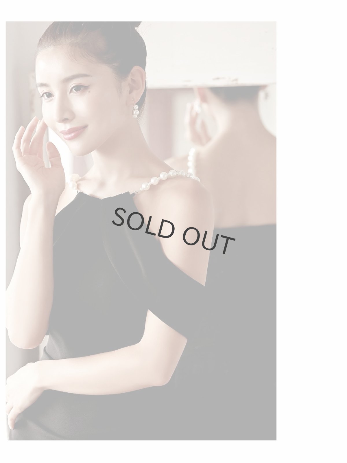 画像3: キャバドレス ミニ キャバドレス 膝丈 韓国 パール 黒 DaysPiece(S/M/L/XL(2L))(ブラック) (3)