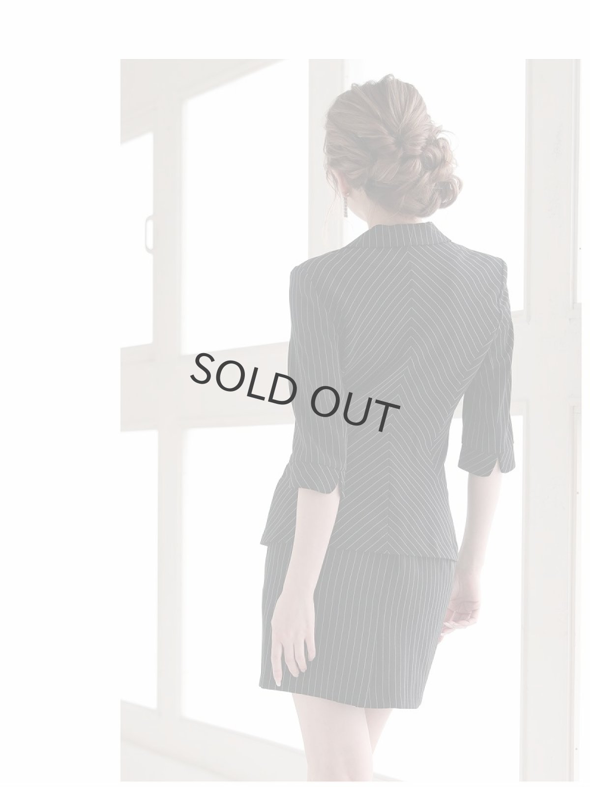 画像5: キャバスーツ コンパニオン キャバ嬢 ナイトスーツ 式スーツ セットアップ Belsia(S/M/L/XL)(ブラック) (5)