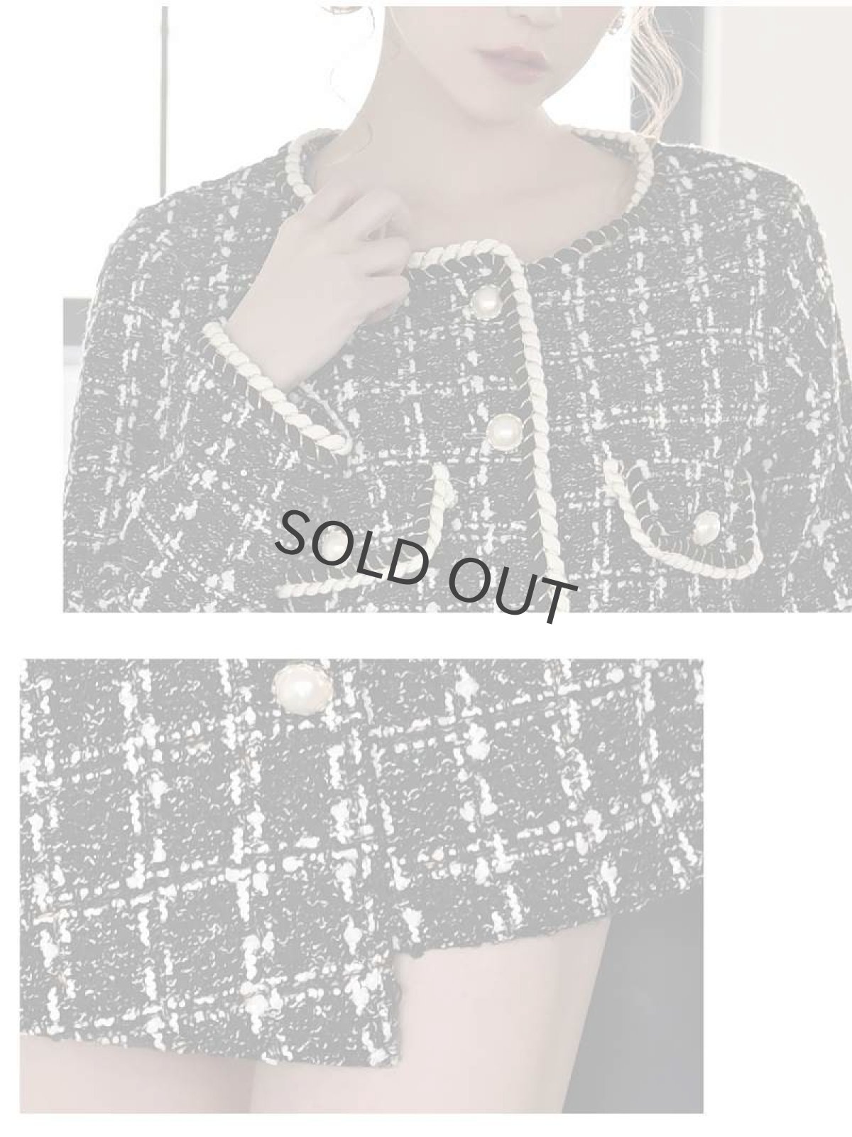 画像5: キャバスーツ フォーマル 高級感 ママスーツ クール かわいい Belsia.LUX(S/M/L)(ブラック/ブルー) (5)