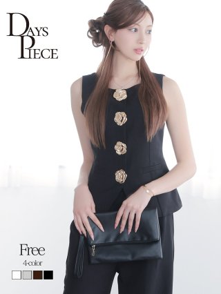 Days Piece ボウタイ付きタイトドレス ブラック DaysPiece - BELSIA