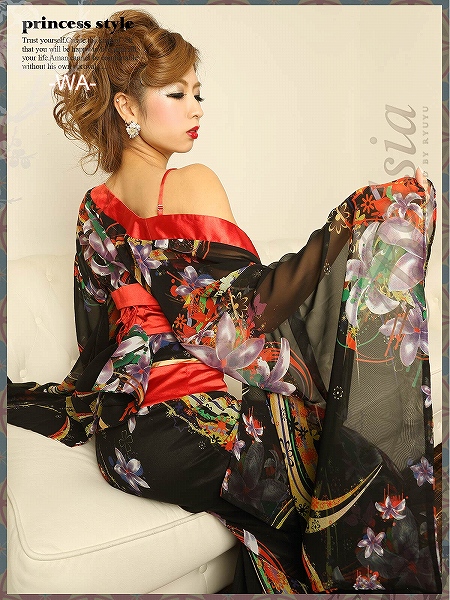 Belsia 和柄ドレス